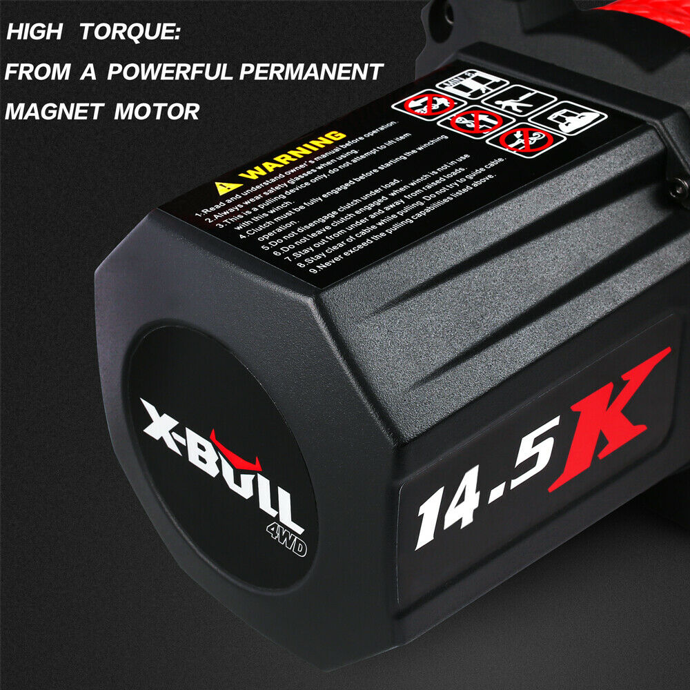 x-bull-electric-winch-12v-synthetic-rope-wireless-14500lb-remote-4x4-4wd-boat
