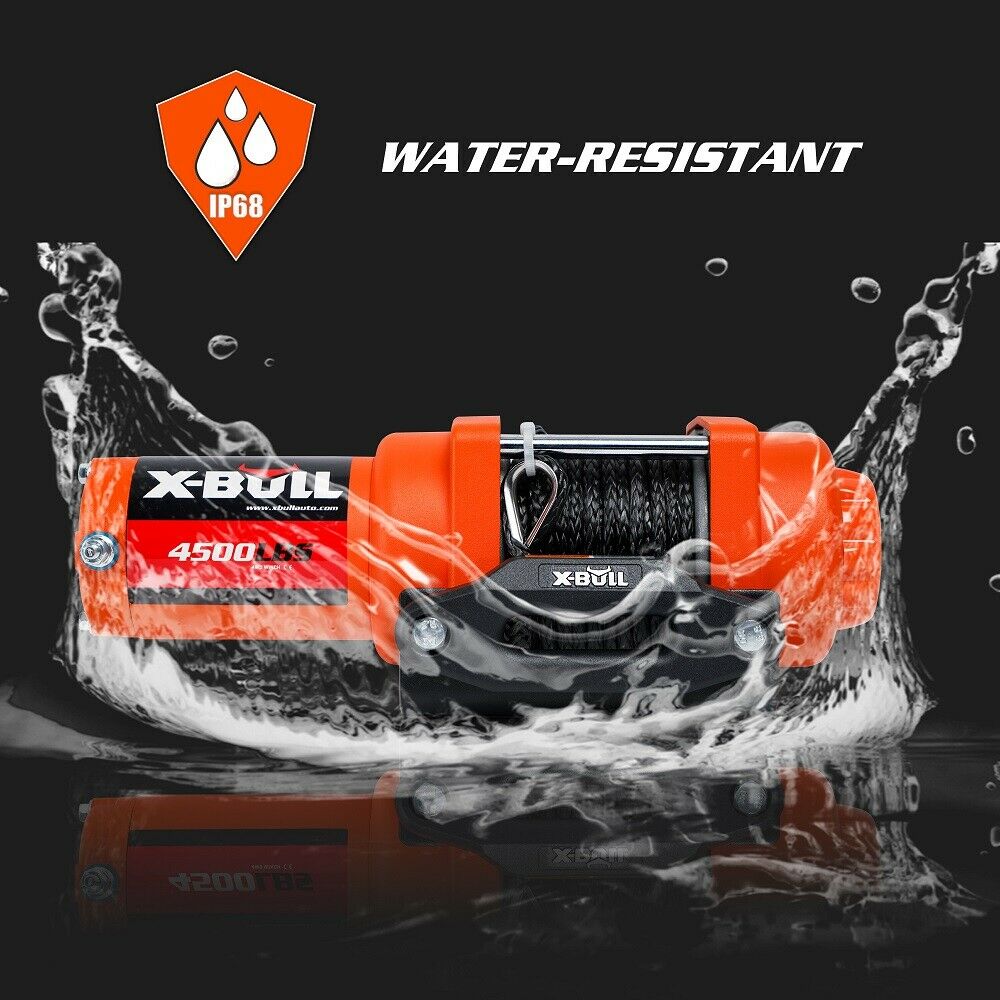 x-bull-electric-winch-12v-synthetic-rope-4500lbs-wireless-remote-atv-utv-2041kg