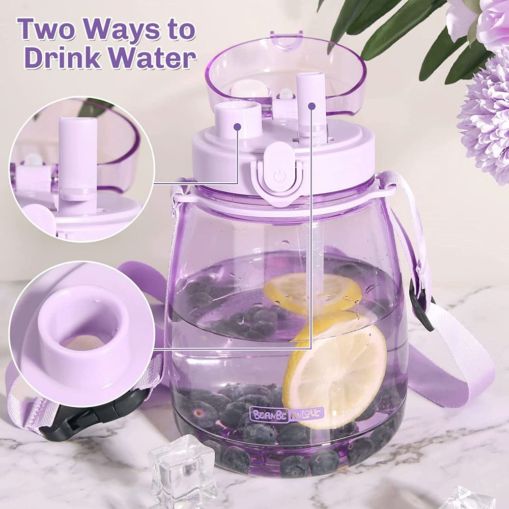 clear-large-water-bottle-water-jug-with-adjustable-shoulder-strap-purple