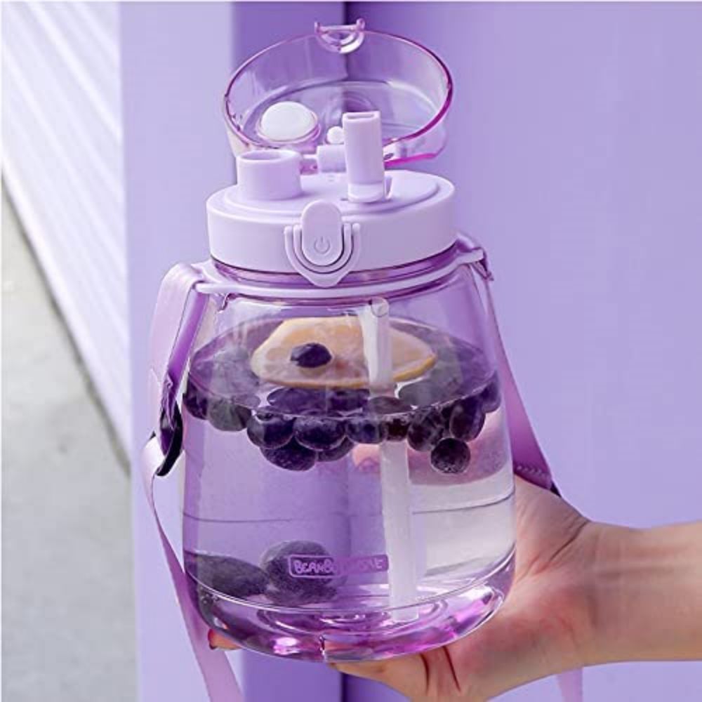 clear-large-water-bottle-water-jug-with-adjustable-shoulder-strap-purple