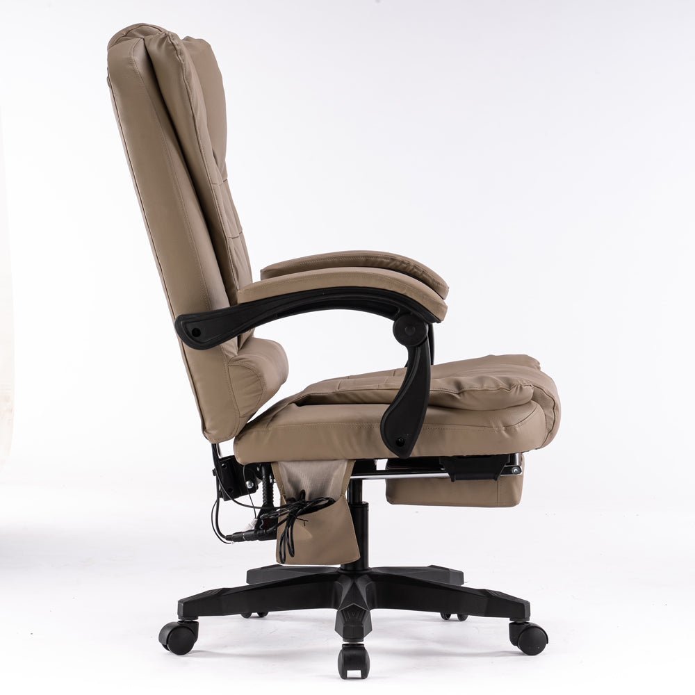 8 Point Massage Chair Executive Office  Recliner Pu Leather 3 colours