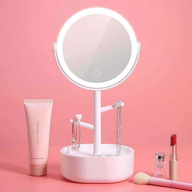 ecoco-smart-led-light-cosmetic-makeup-mirror-usb-touch-screen-home-desk-vanity-360-pink