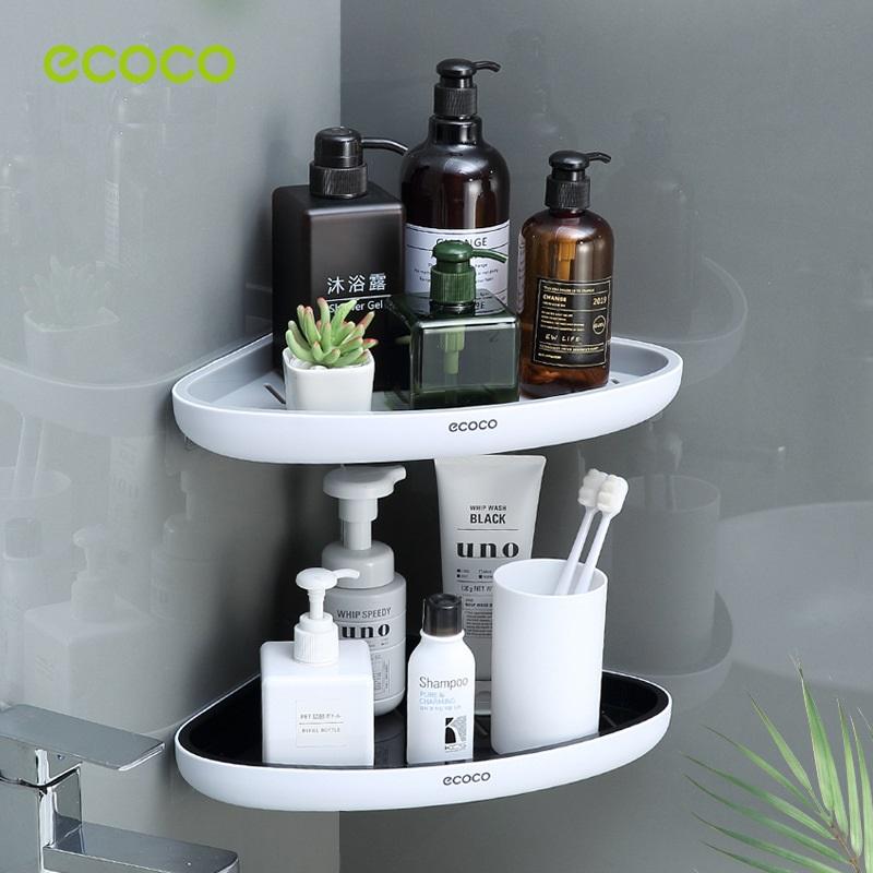 ecoco-bathroom-corner-shower-shelf-corner-shower-caddy-shower-storage-organizer-wall-mounted-for-bathroom-kitchen-toilet-black