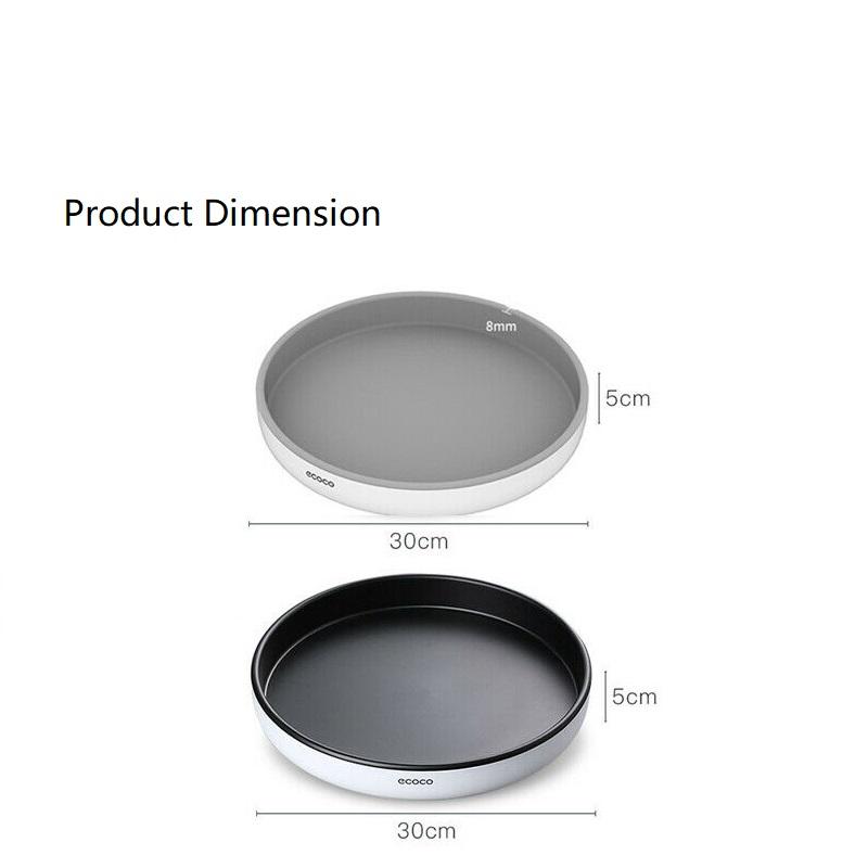 ecoco-kitchen-rotating-spice-condiment-storage-rack-bathroom-swivel-tray-organizer-grey