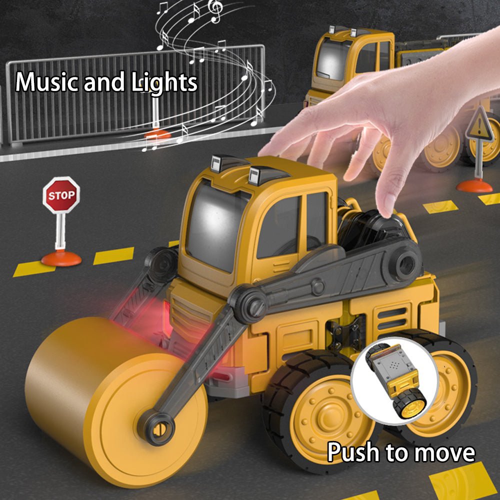 DanBaoLe Magnetic Truck DIY Assembly Vehicle with Music Lights