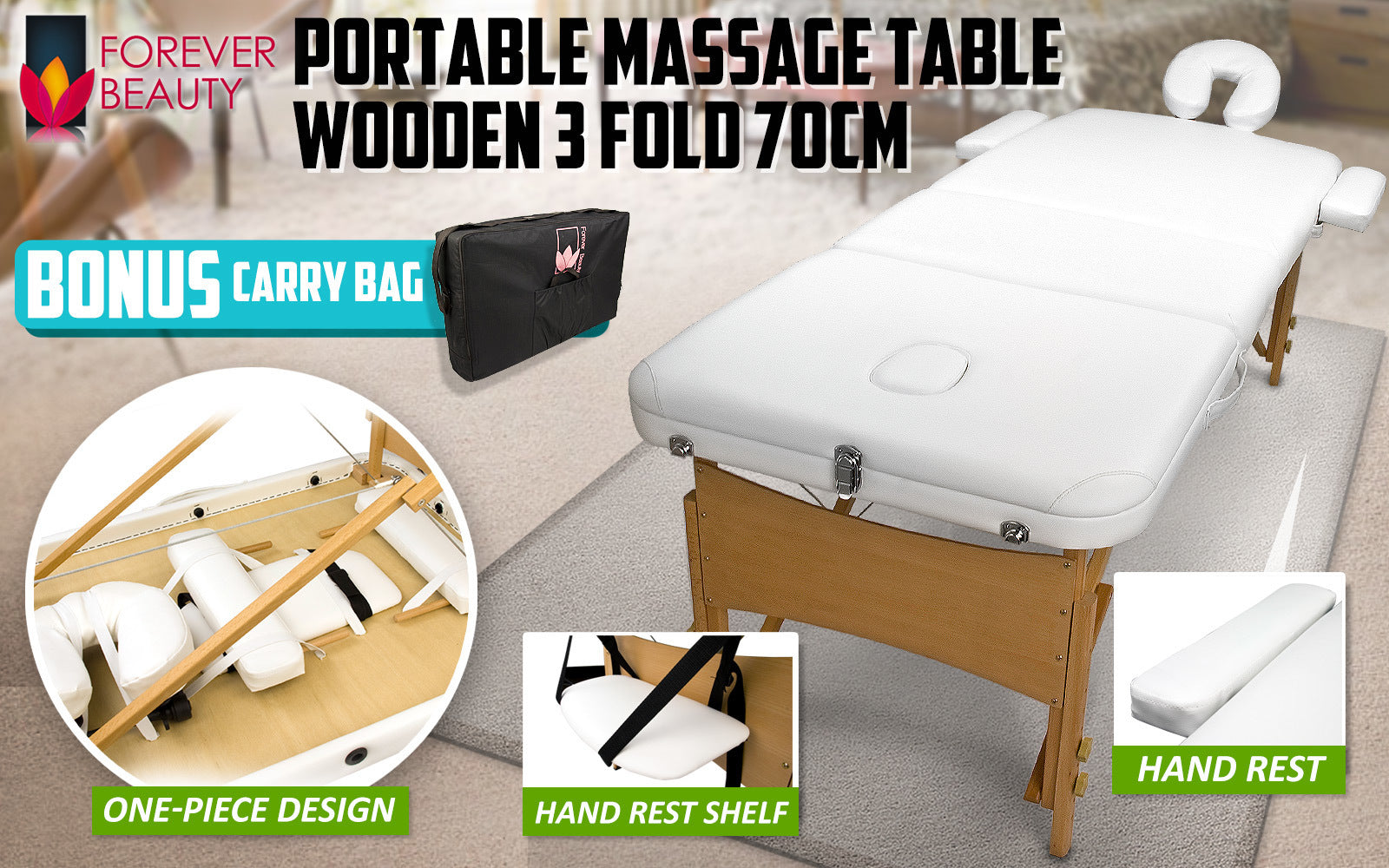 forever-beauty-white-portable-beauty-massage-table-bed-3-fold-70cm-wooden