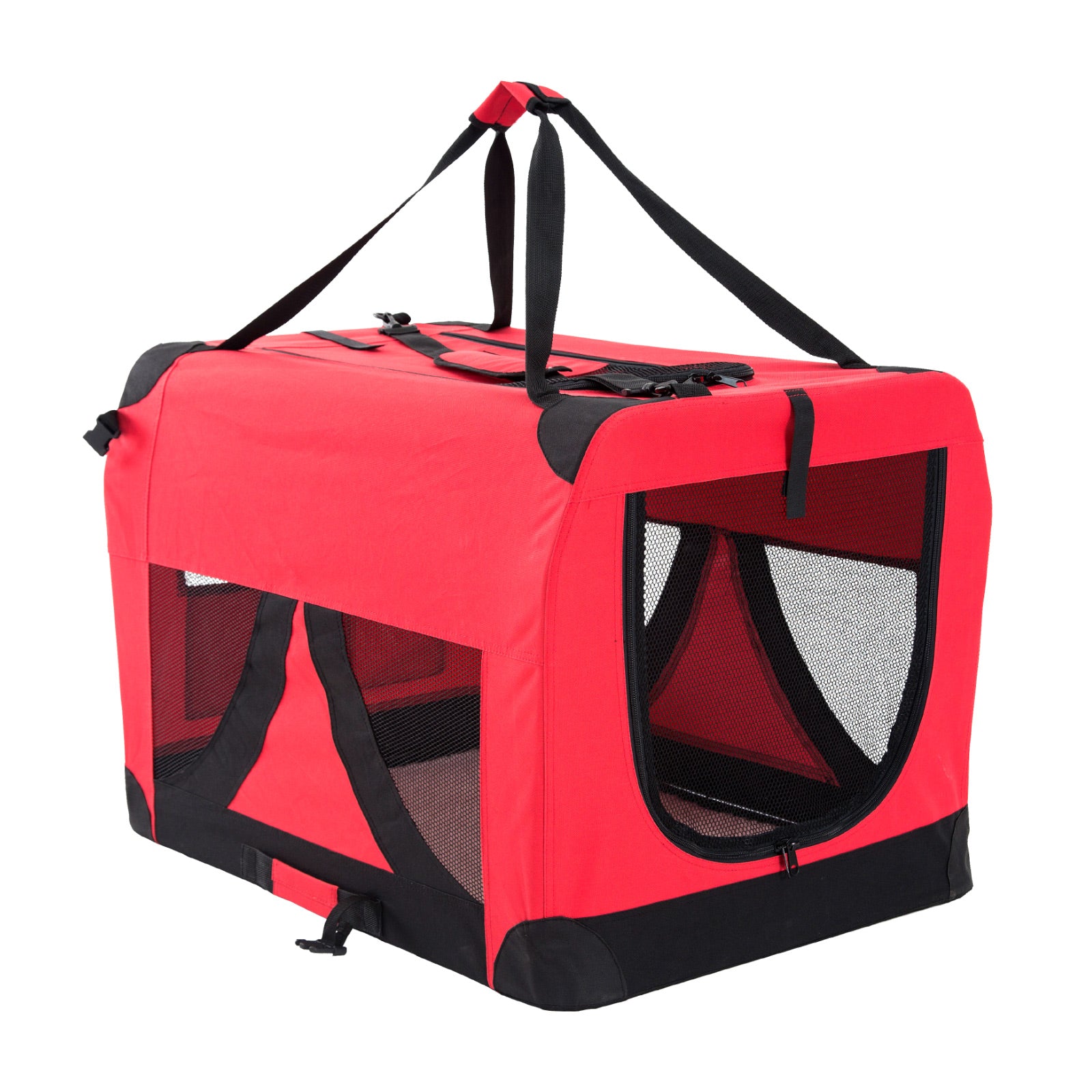 paw-mate-red-portable-soft-dog-cage-crate-carrier-xl