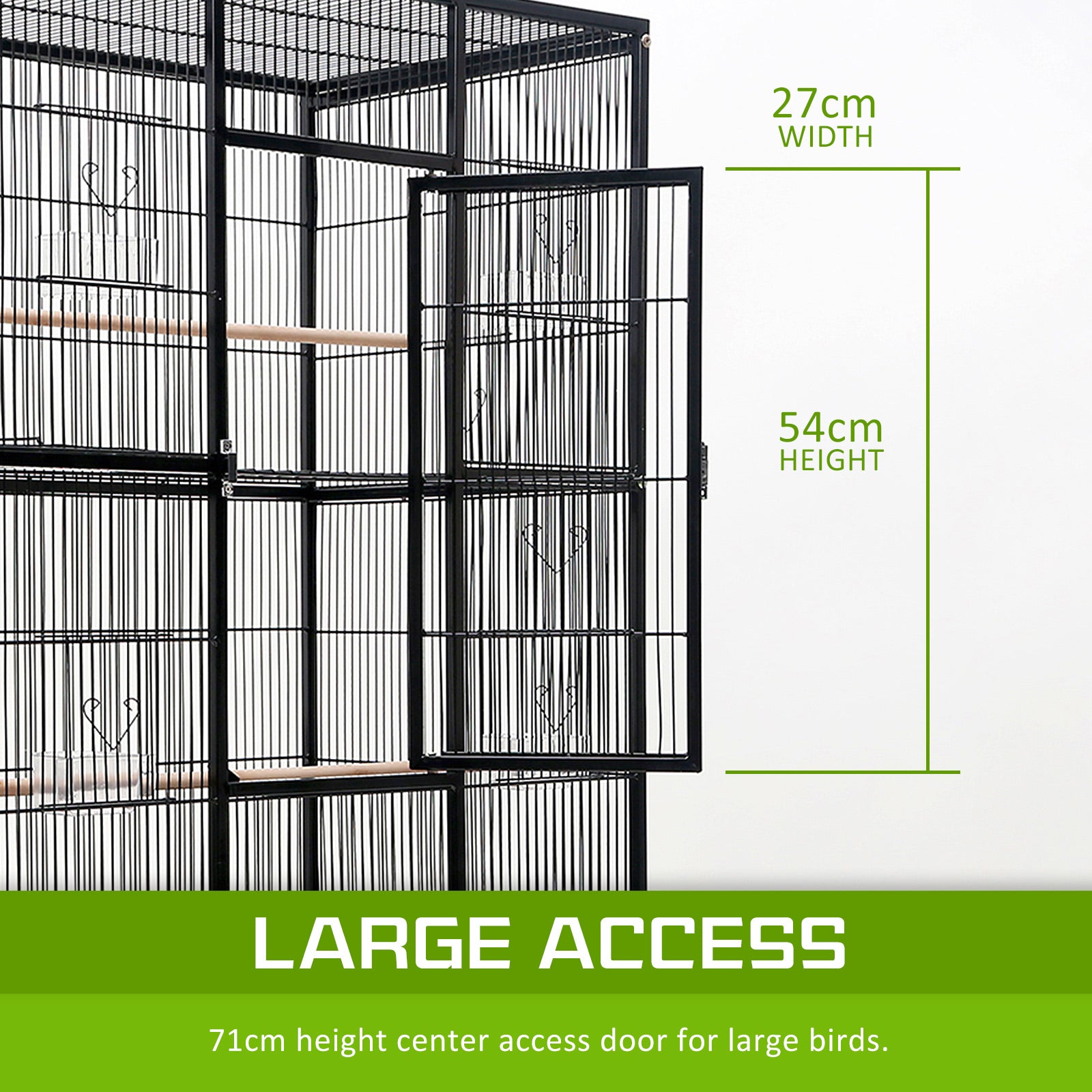 paw-mate-137cm-bird-cage-parrot-aviary-melody