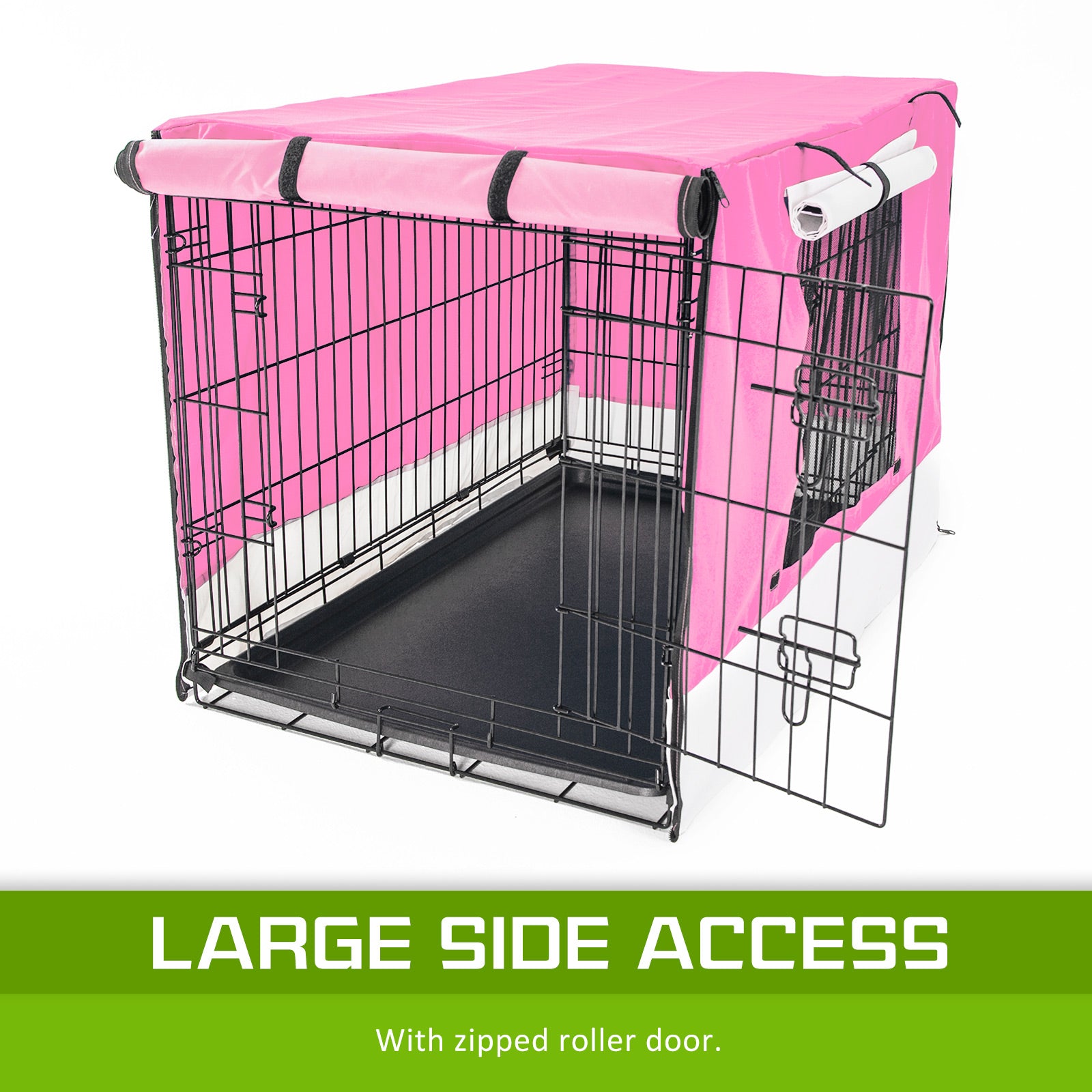 paw-mate-pink-cage-cover-enclosure-for-wire-dog-cage-crate-30in