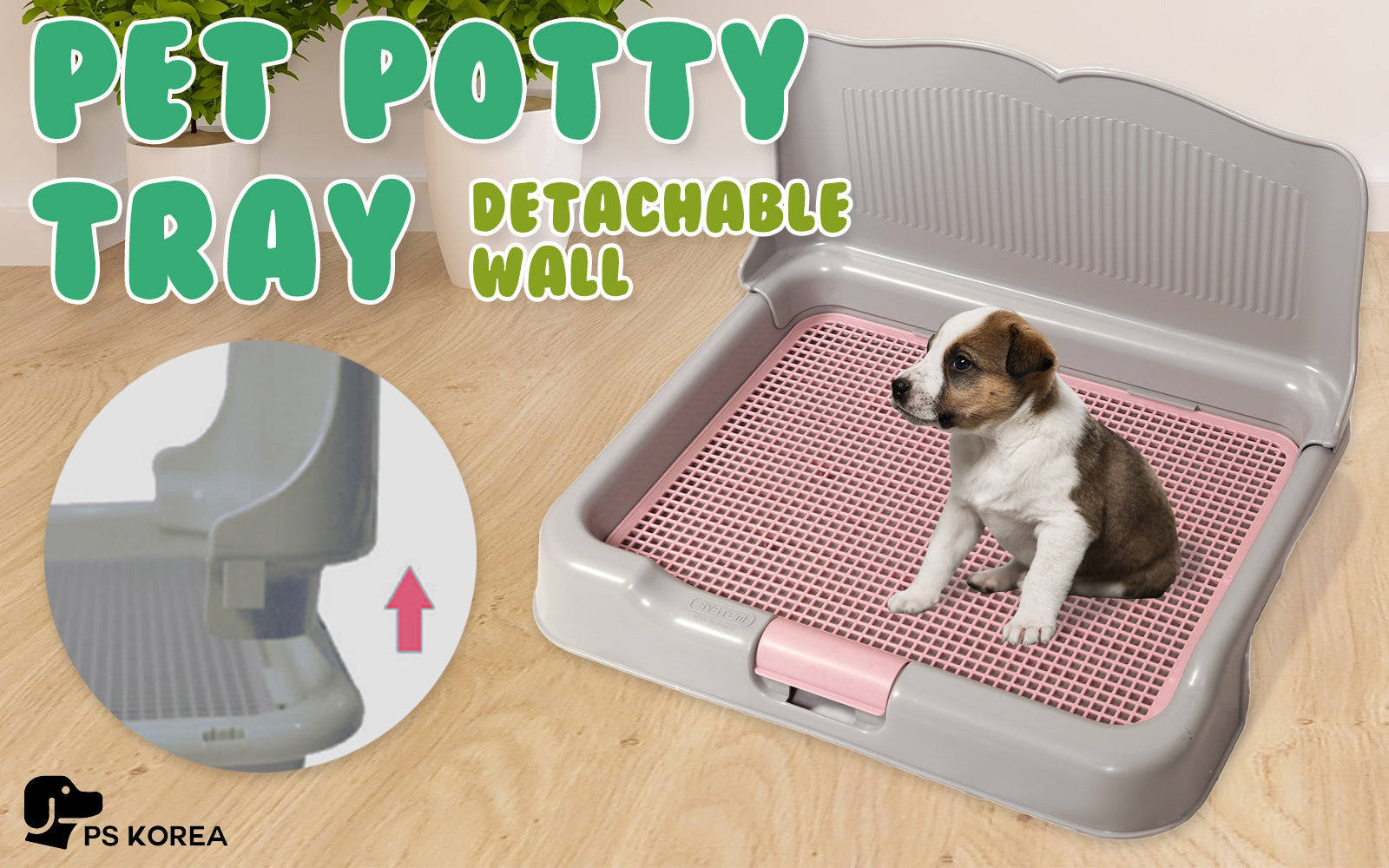 ps-korea-grey-dog-pet-potty-tray-training-toilet-detachable-wall-t2