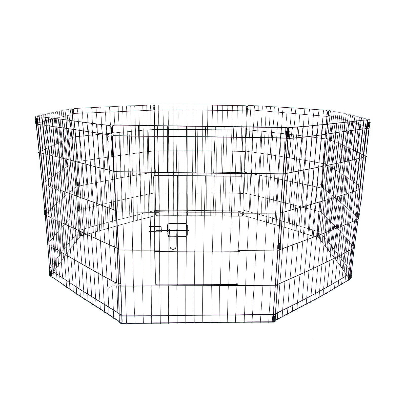 paw-mate-pet-playpen-8-panel-24in-foldable-dog-exercise-enclosure-fence-cage