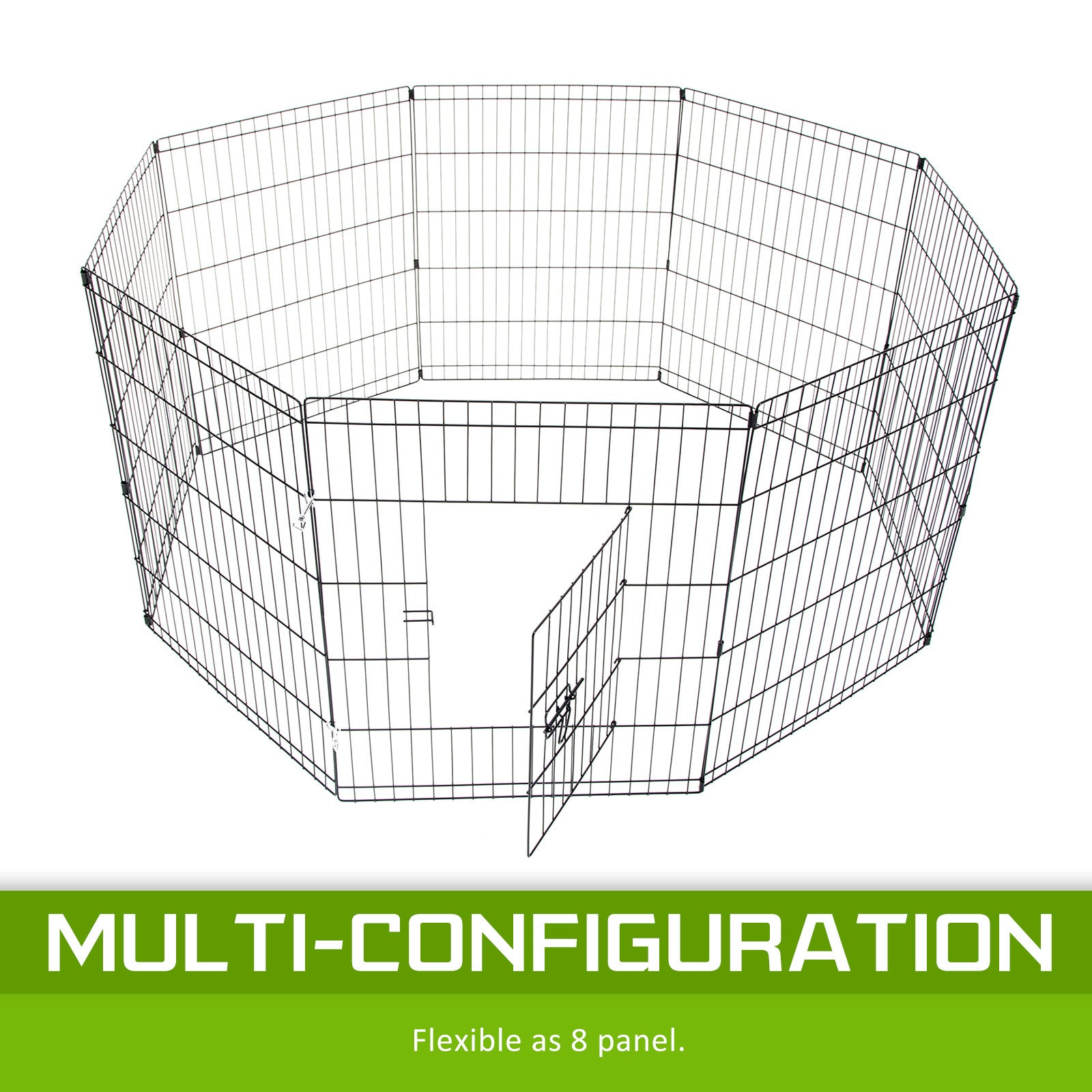 paw-mate-pet-playpen-8-panel-24in-foldable-dog-exercise-enclosure-fence-cage