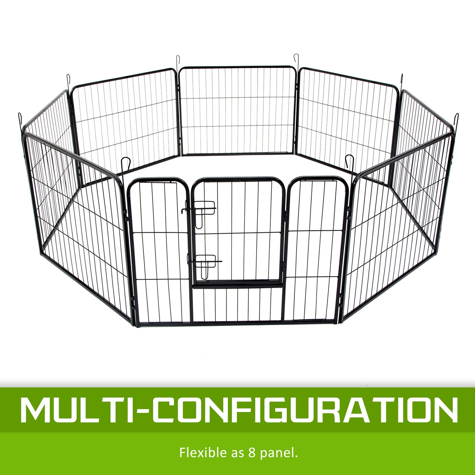 paw-mate-pet-playpen-heavy-duty-32in-8-panel-foldable-dog-exercise-enclosure-fence-cage