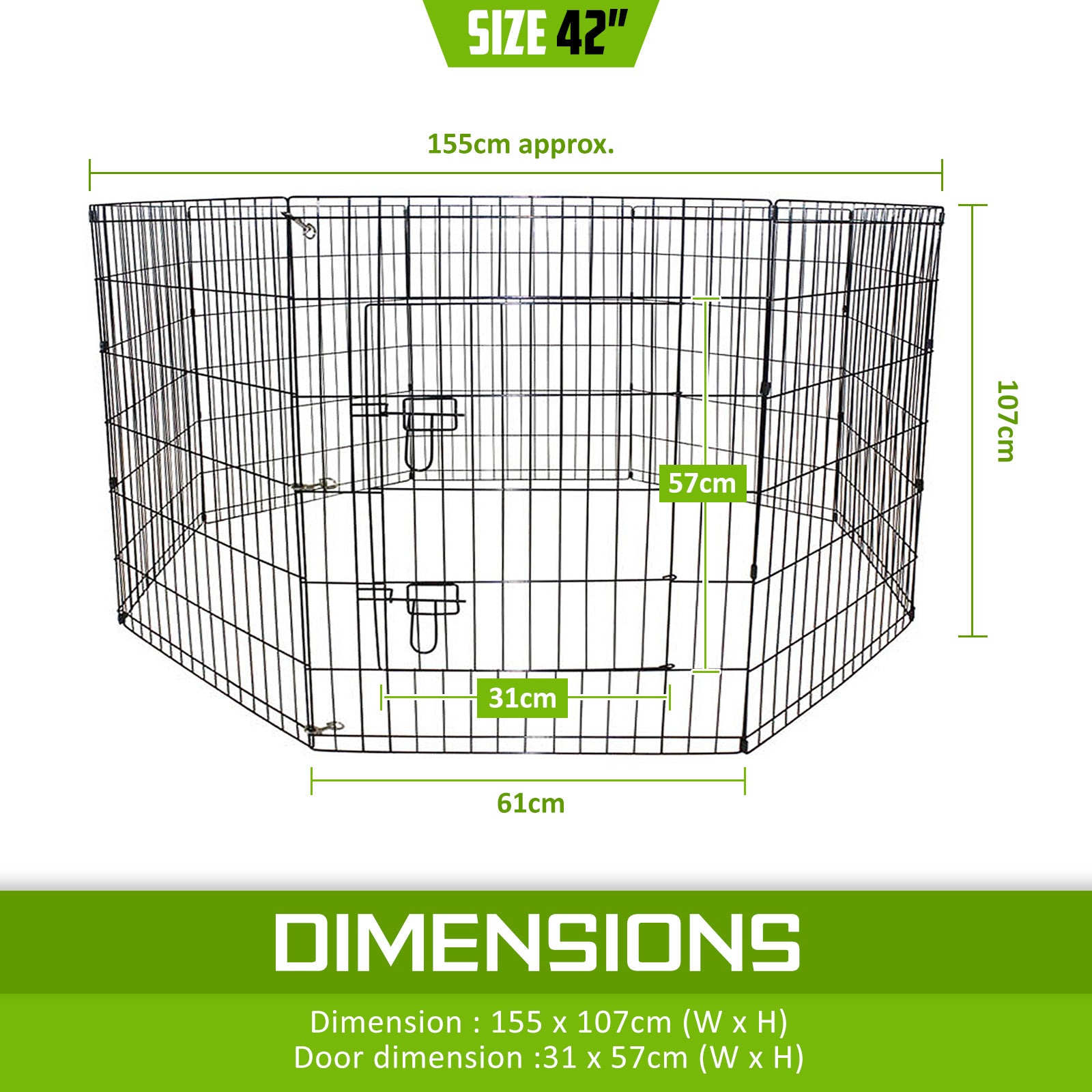 paw-mate-pet-playpen-8-panel-42in-foldable-dog-cage-cover