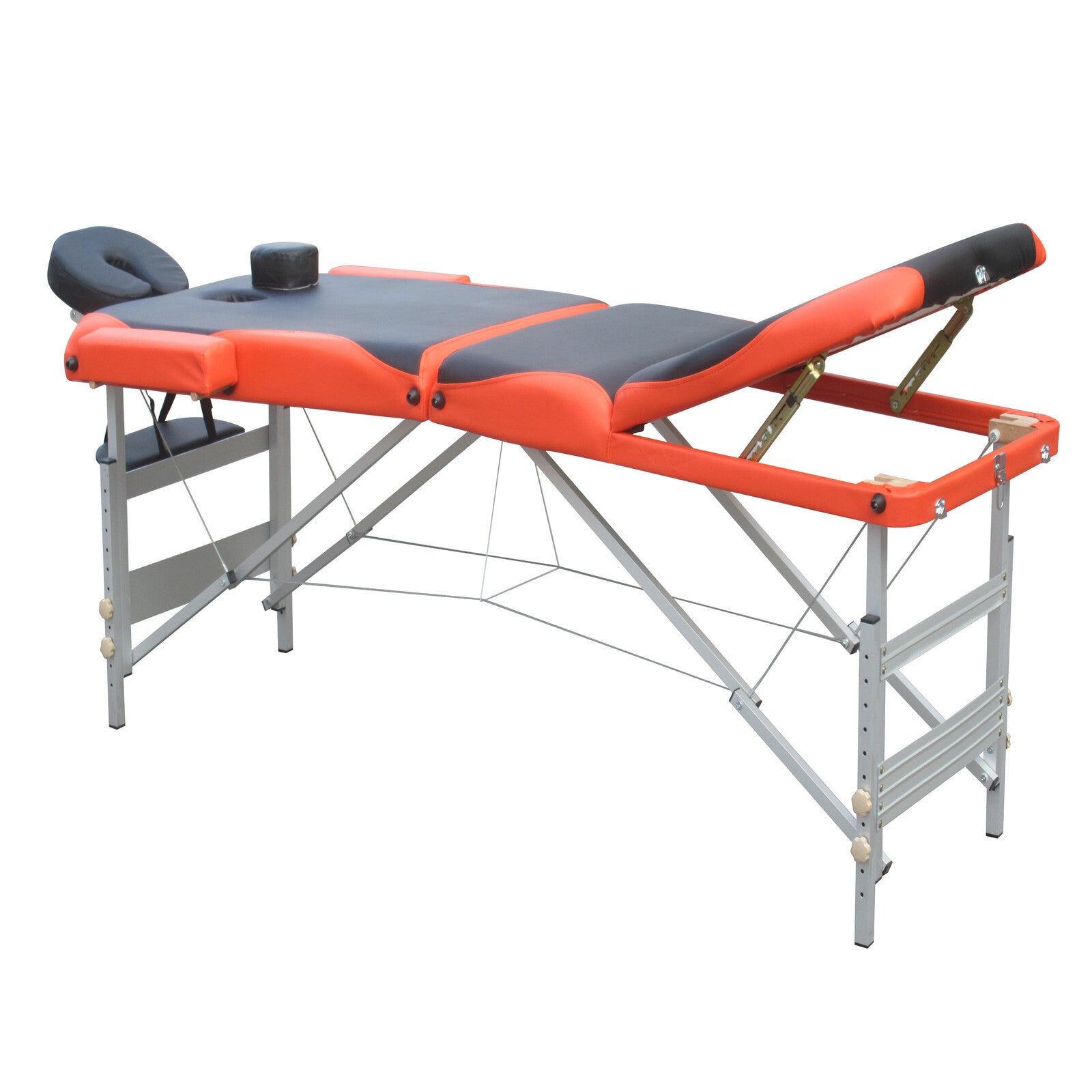 YES4HOMES 3 Fold Portable Aluminium Massage Table Massage