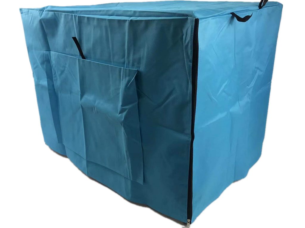 YES4PETS 24' Portable Foldable Crate with Blue Cover