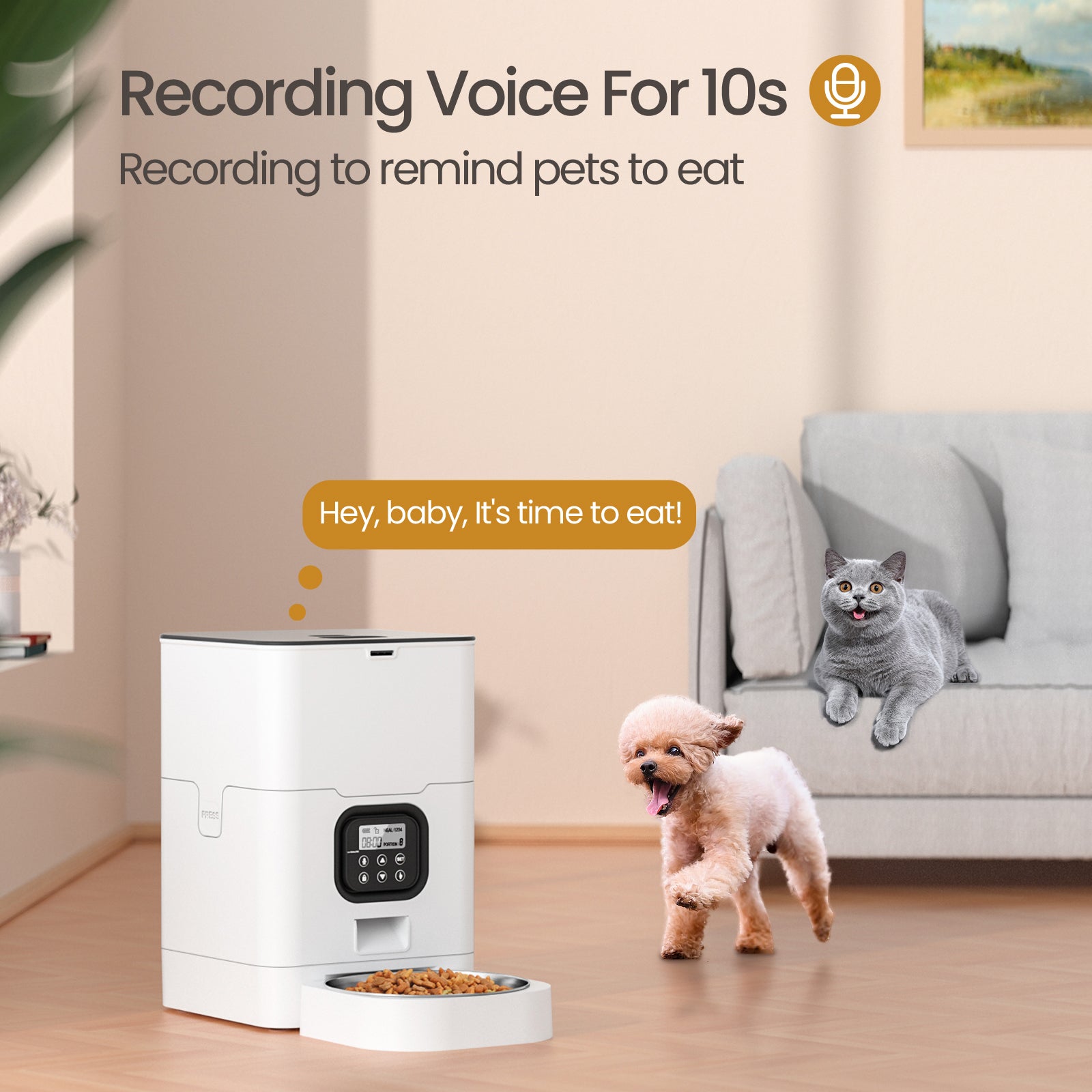 6L Automatic Digital Pet Feeder