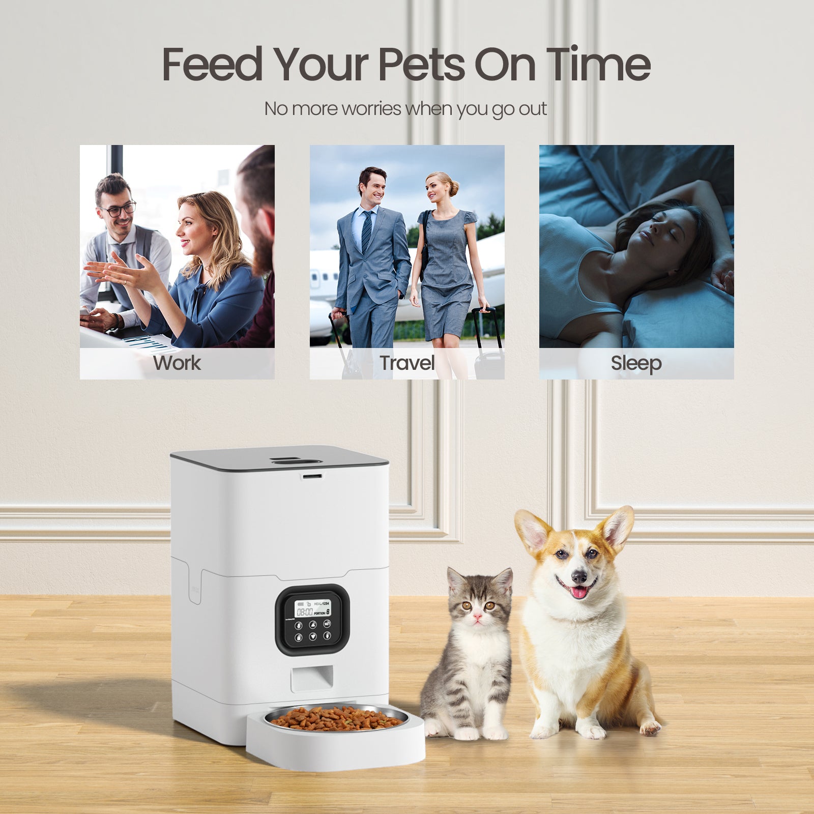 6L Automatic Digital Pet Feeder