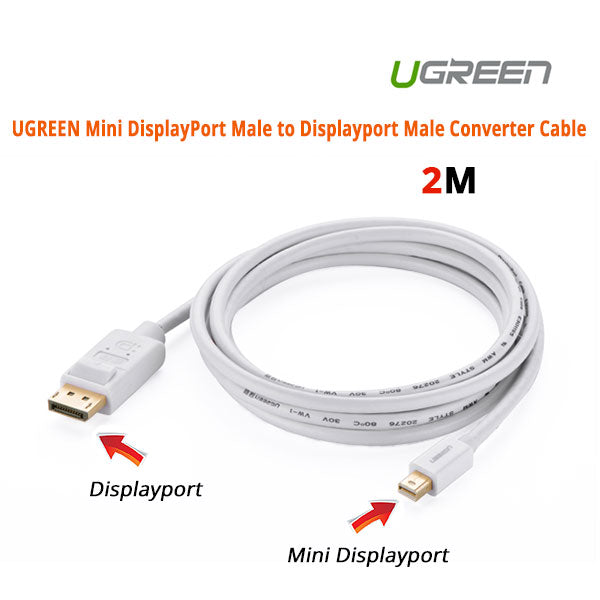 ugreen-mini-displayport-male-to-displayport-male-converter-cable-10408