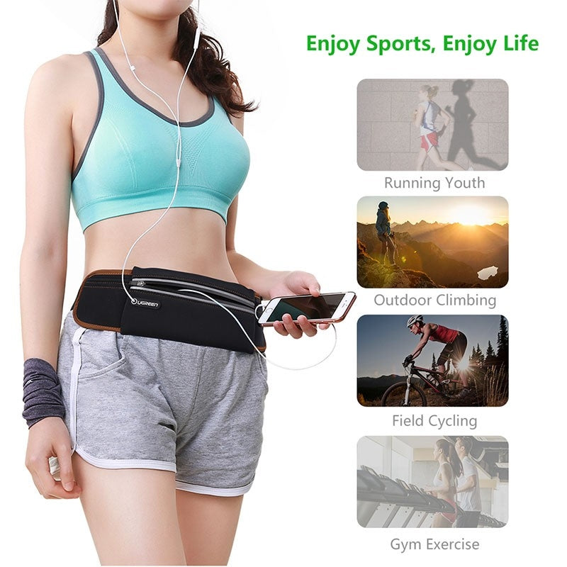 ugreen-sport-running-waist-pack-waterproof-belt-black-20818