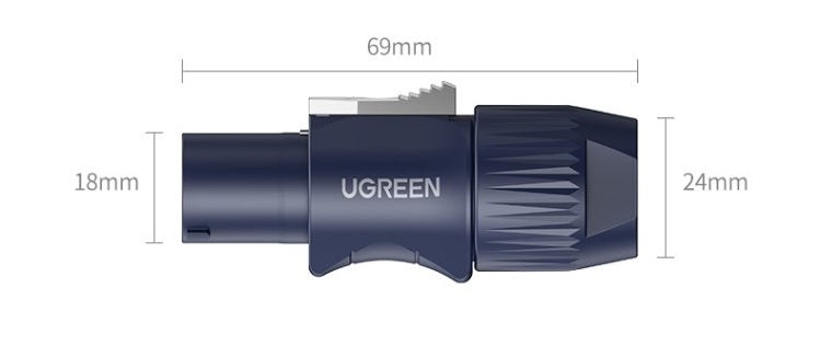 ugreen-60380-c-nl4fc-speaker-connector