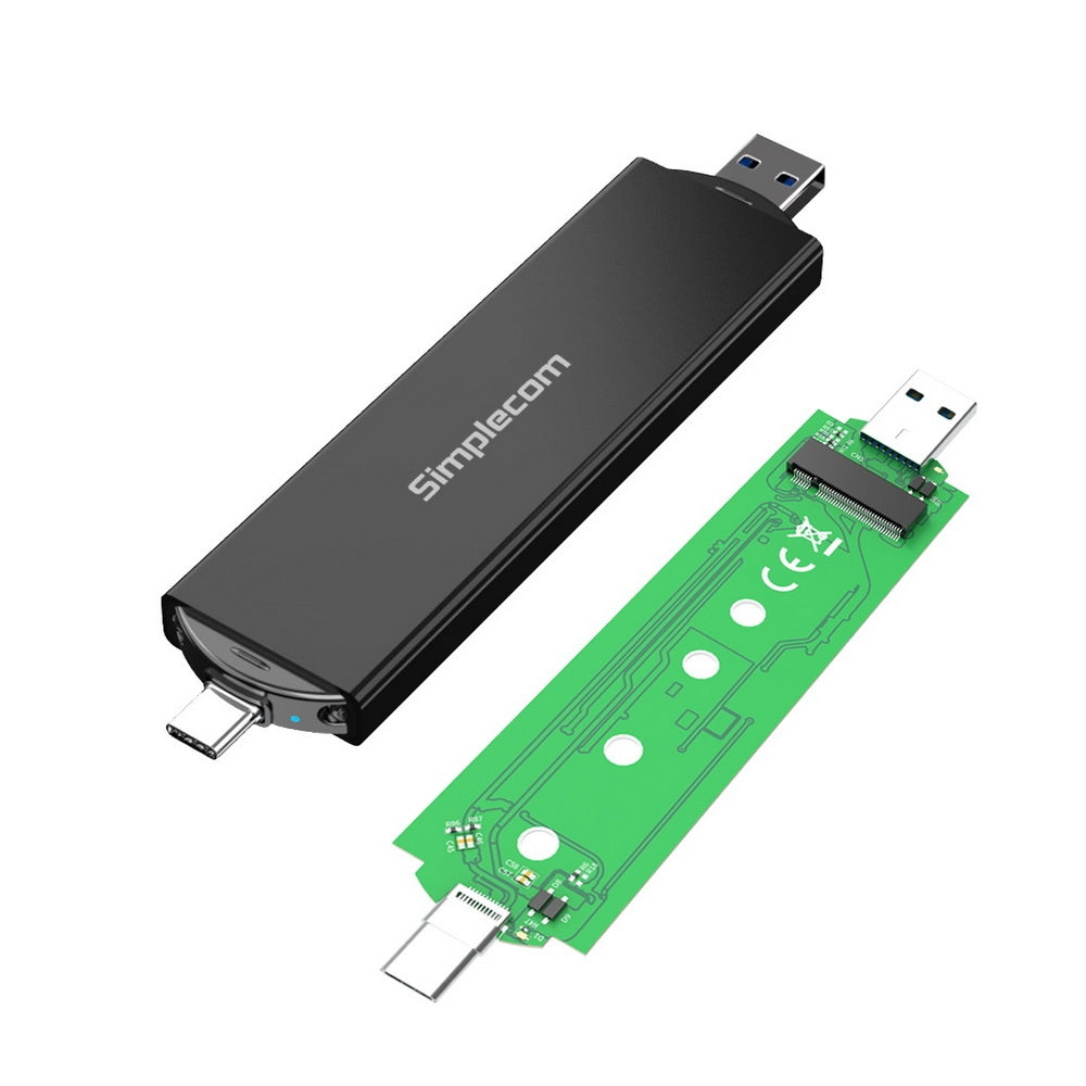 simplecom-se522-nvme-sata-m-2-ssd-to-usb-3-2-gen-2-dual-usb-connector-enclosure