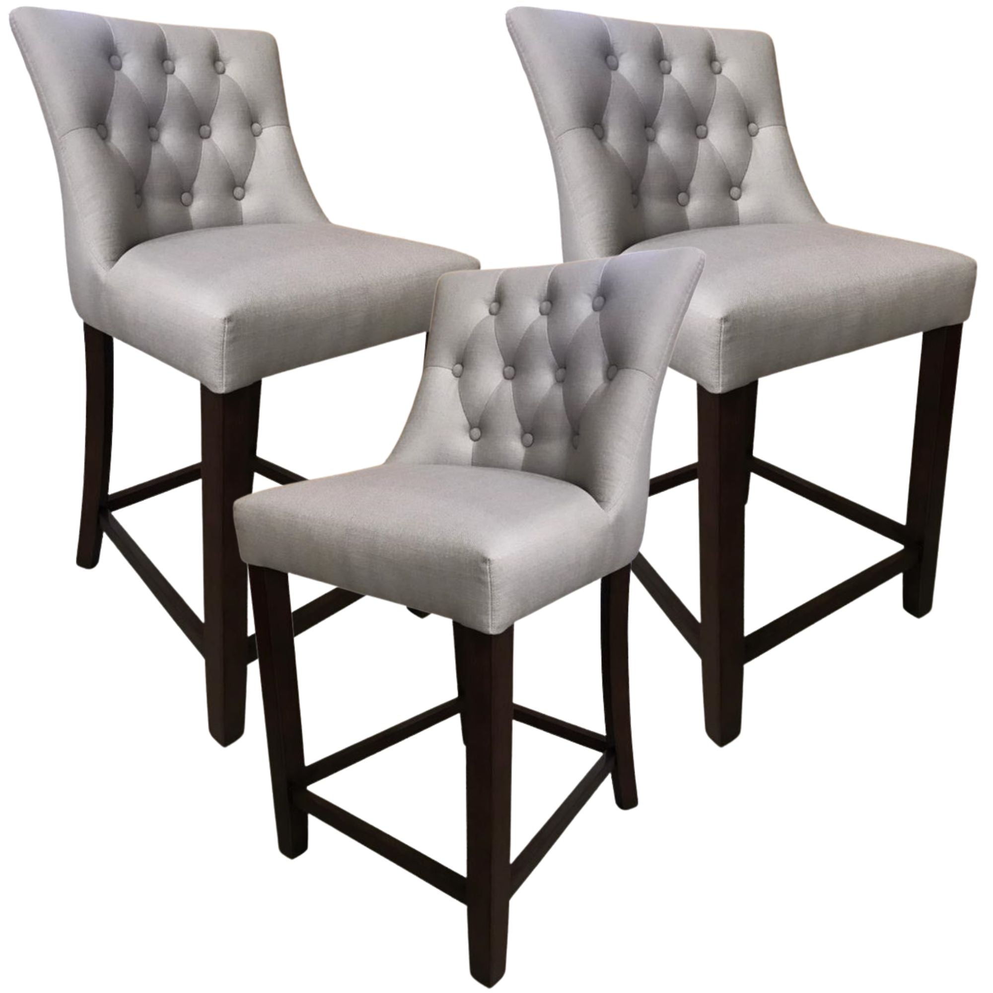florence-3pc-high-fabric-dining-chair-bar-stool-french-provincial-solid-timber