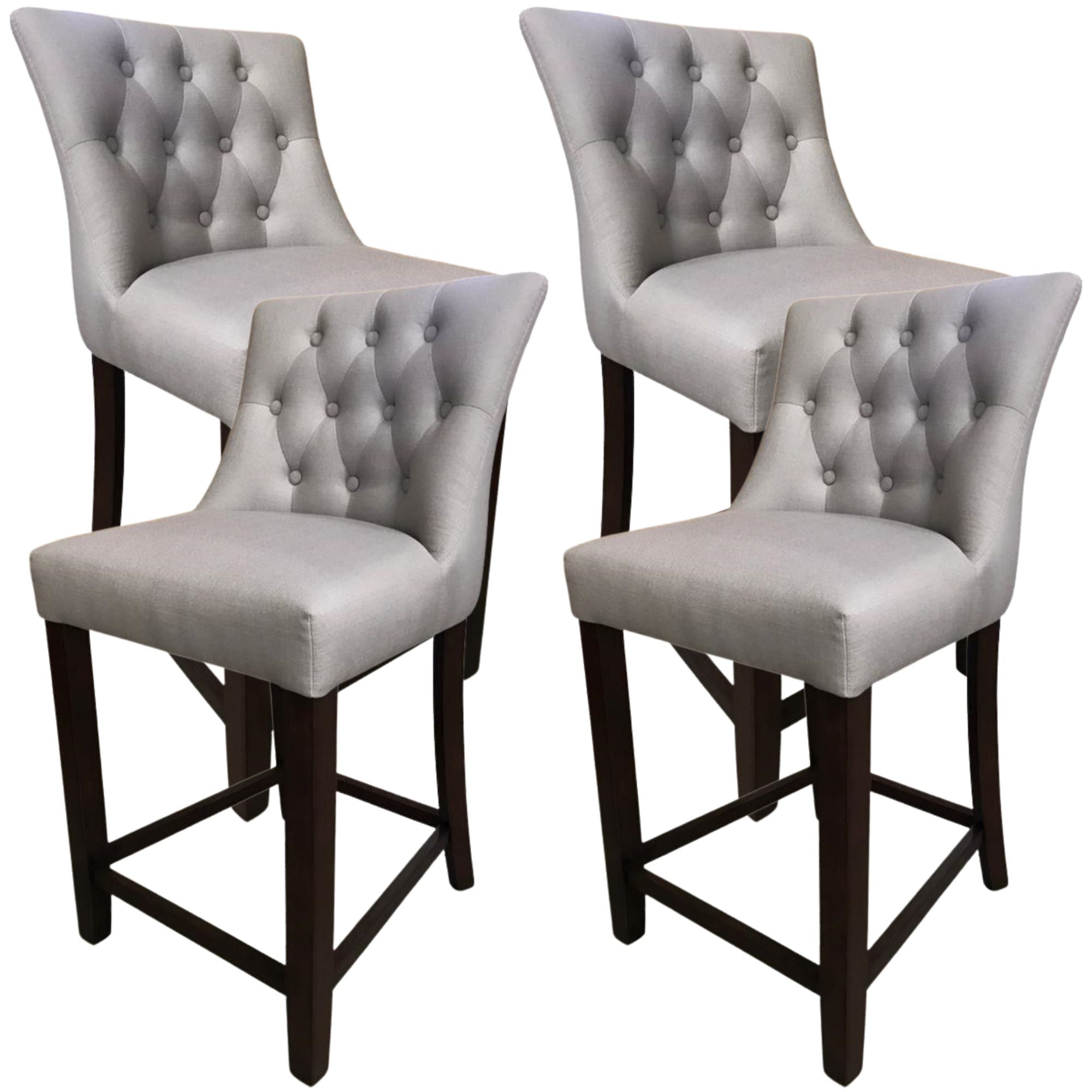 florence-4pc-high-fabric-dining-chair-bar-stool-french-provincial-solid-timber