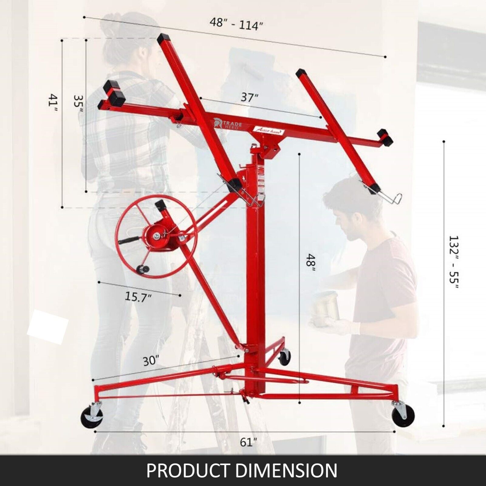 11FT Drywall Panel Lifterfor Gyprock & Plasterboard