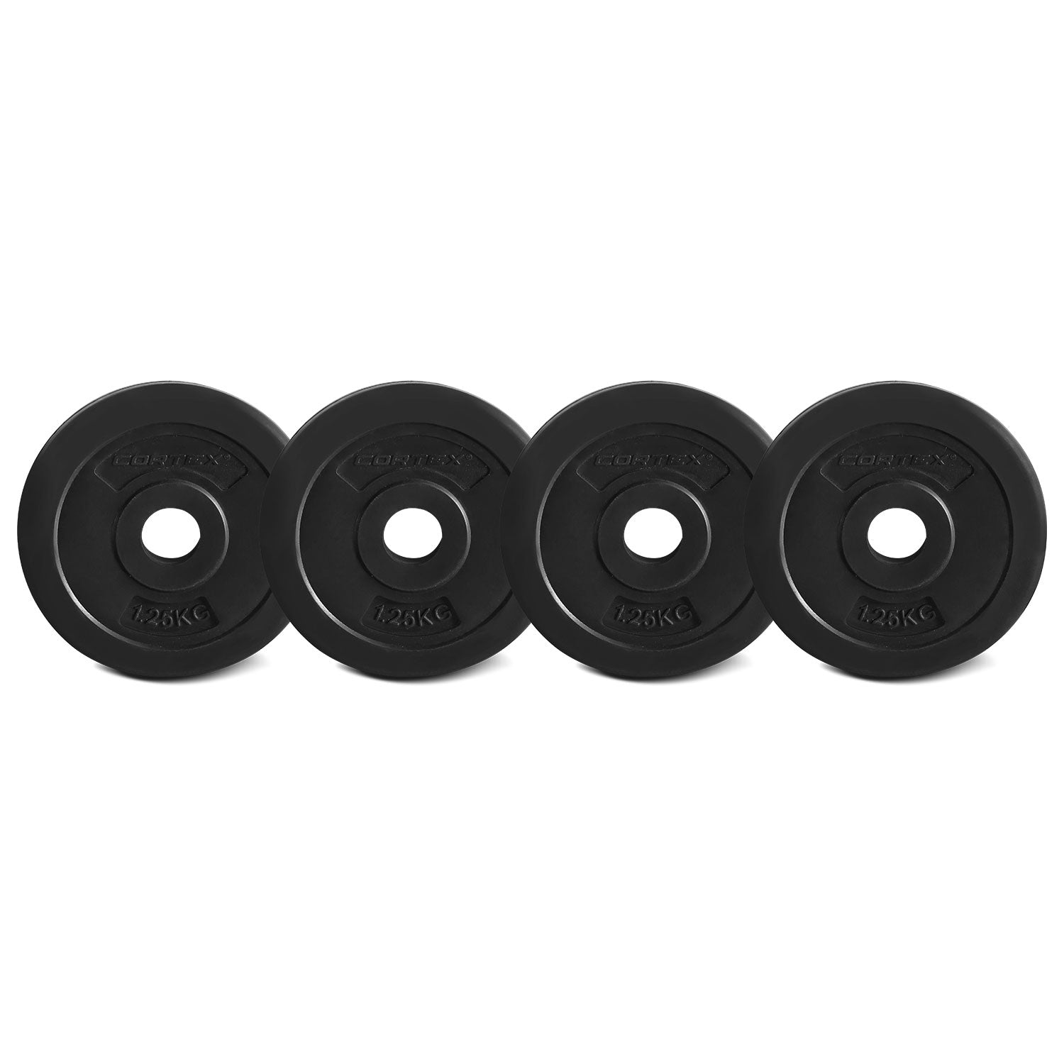 CORTEX 1.25kg EnduraShell Standard Weight Plates 25mm (Set of 4)