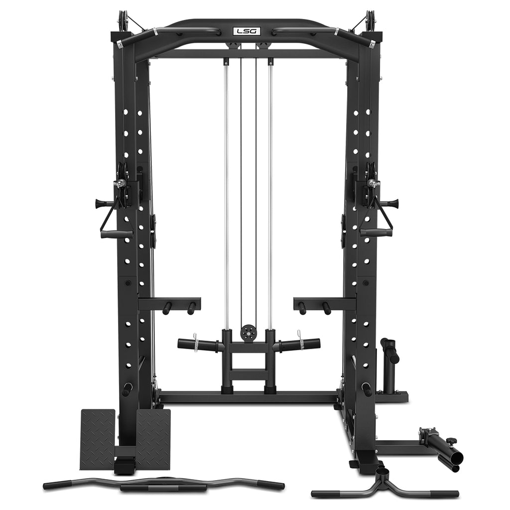 LSG GRK100 Multi Function Power Rack with Adjustable Cable Pulleys