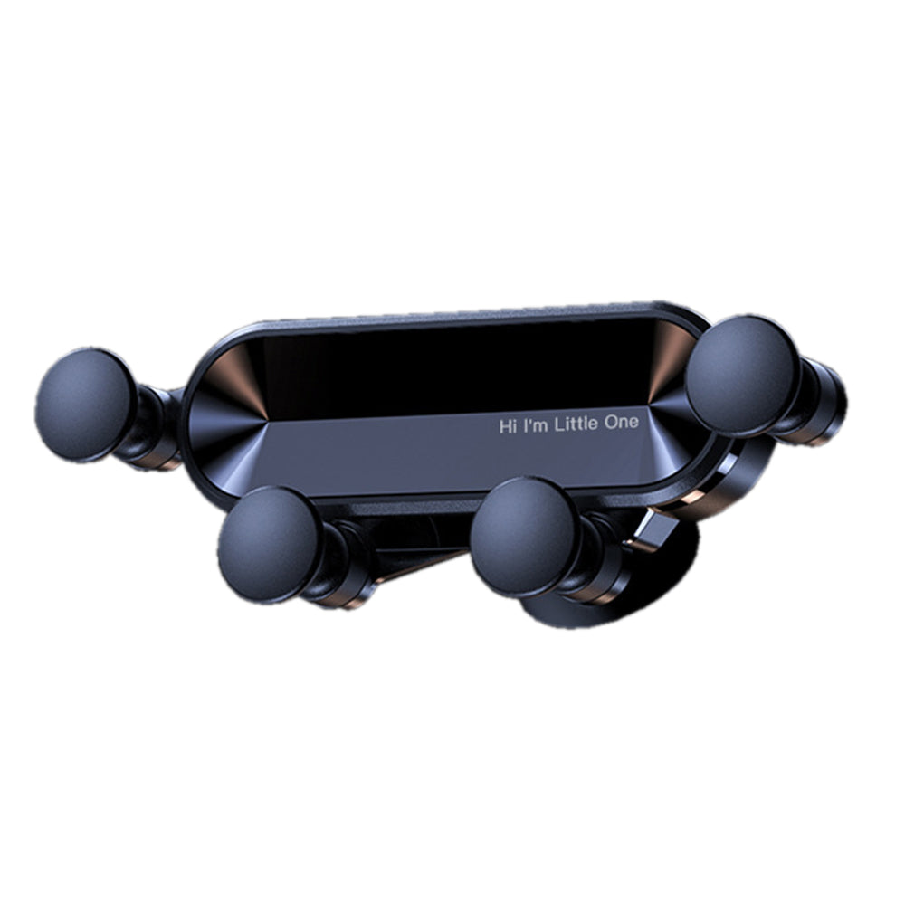 Car Phone Holder Metal Gravity 360 Universal Rotation Ball Air Vent Cellphone Stand(Dark Grey)