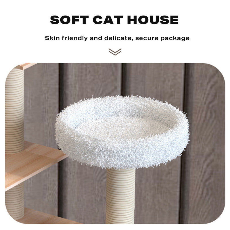 Cat Tree Scratching Post Trees Scratcher Tower Condo House Furniture