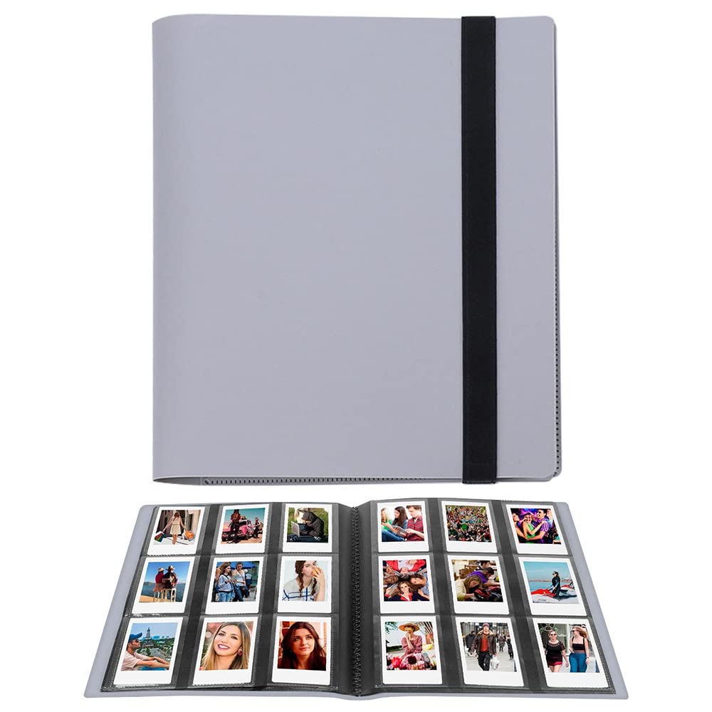 LIFEBEA 432 Pockets Photo Album for Fujifilm Instax Mini Camera,  (Grey)