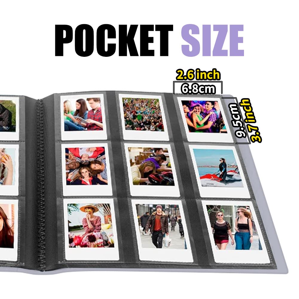 LIFEBEA 432 Pockets Photo Album for Fujifilm Instax Mini Camera,  (Grey)