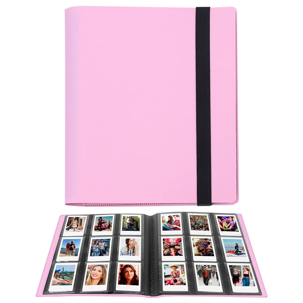LIFEBEA 432 Pockets Photo Album for Fujifilm Instax Mini Camera (Pink)