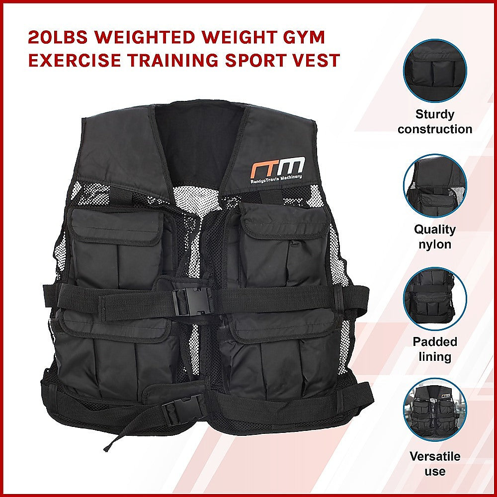 20LBS Weighted Weight Vest