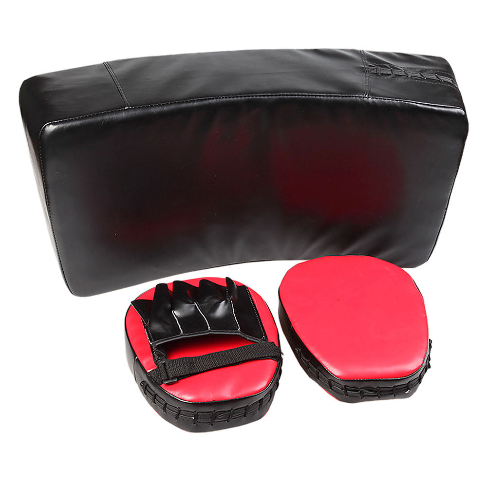 Kicking Boxing Sparring Shield & Punching Pad Mitts Combo