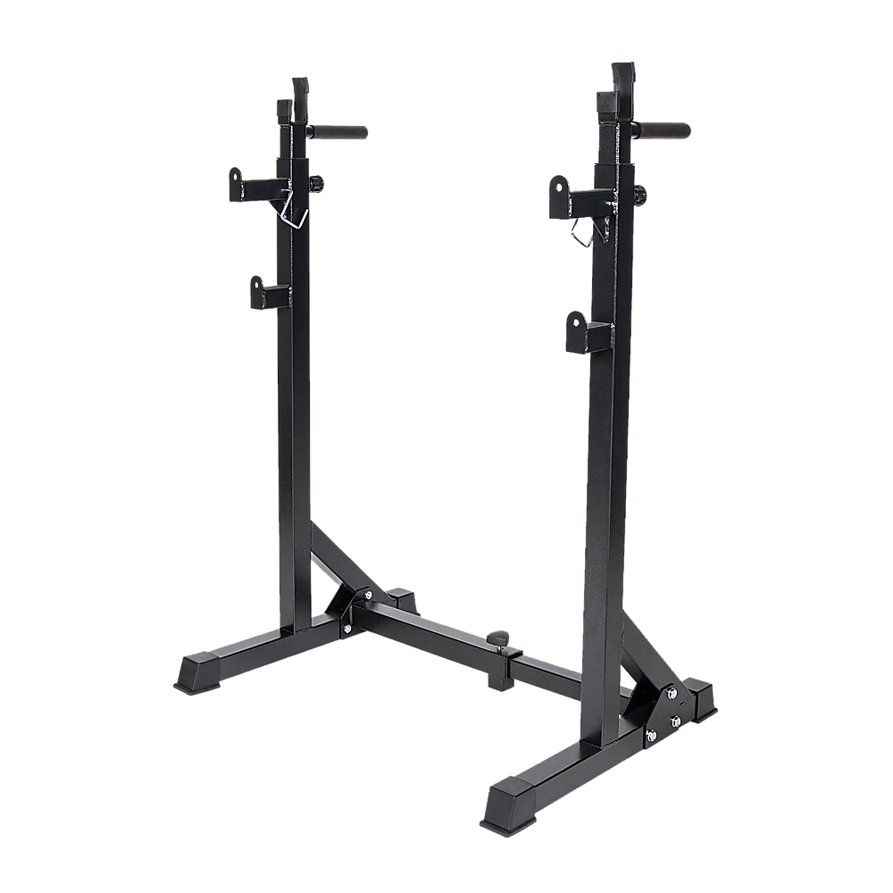 commercial-squat-rack-adjustable-pair-fitness-exercise-weight-lifting-gym-barbell-stand