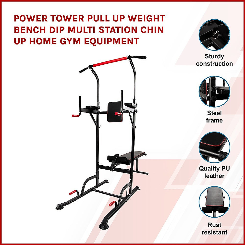 power-tower-pull-up-weight-bench-dip-multi-station-chin-up-home-gym-equipment