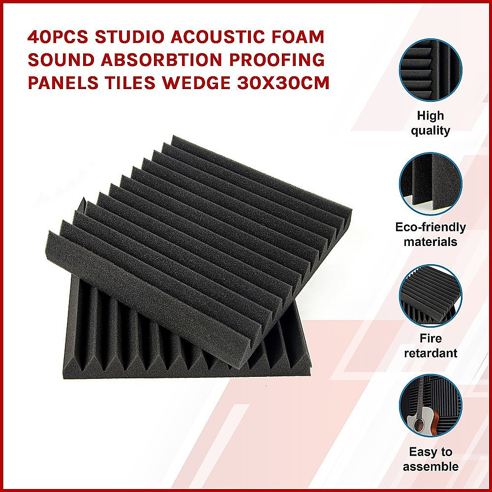 40pcs-studio-acoustic-foam-sound-absorbtion-proofing-panels-tiles-wedge-30x30cm