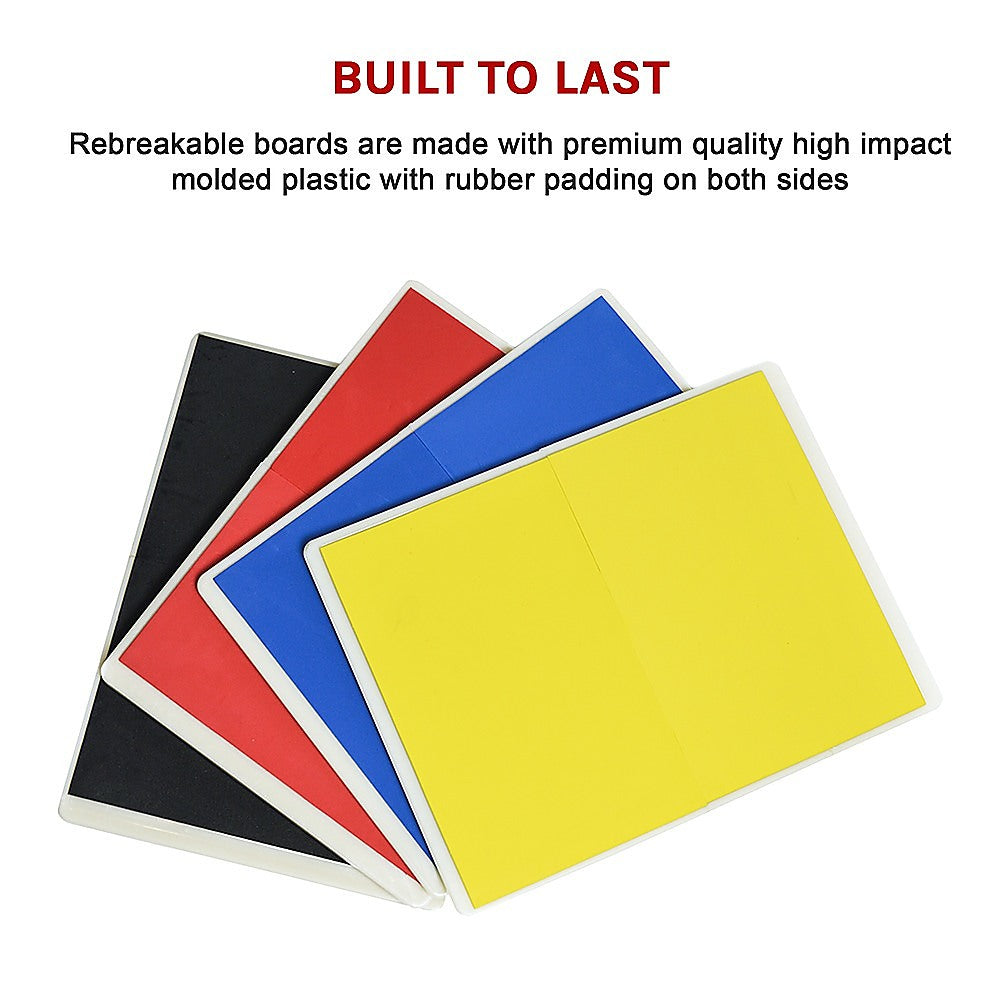 martial-arts-supply-rebreakable-board-taekwondo-mma-karate-set-yellow-blue-red-black