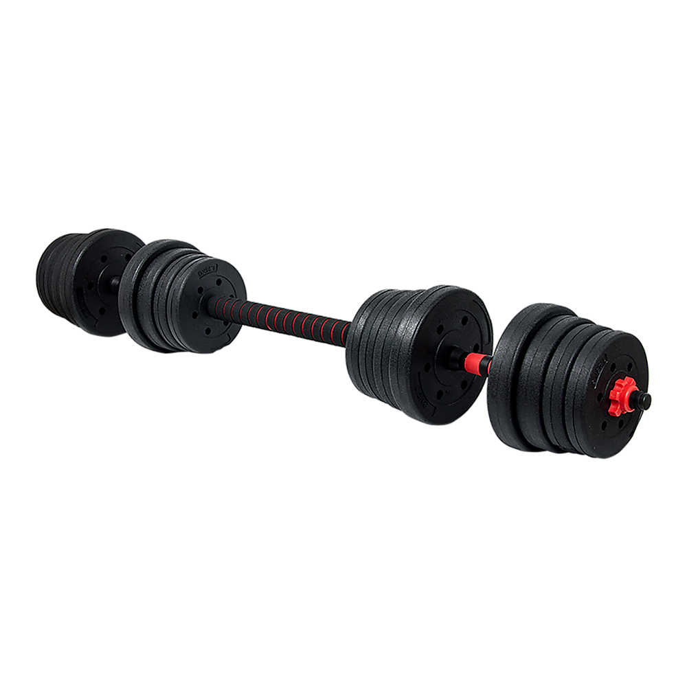 30kg-adjustable-rubber-dumbbell-set-barbell-home-gym-exercise-weights