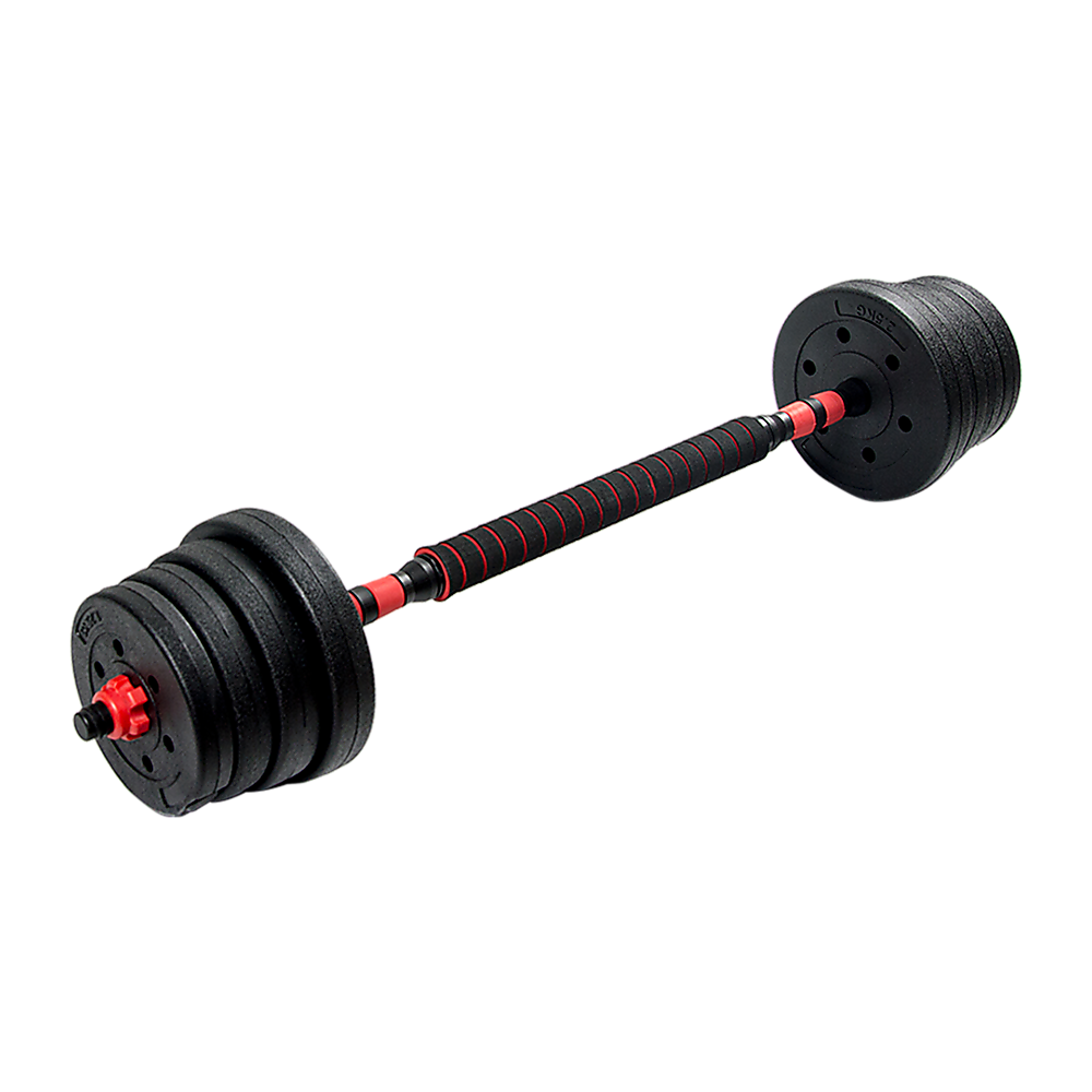 30kg-adjustable-rubber-dumbbell-set-barbell-home-gym-exercise-weights