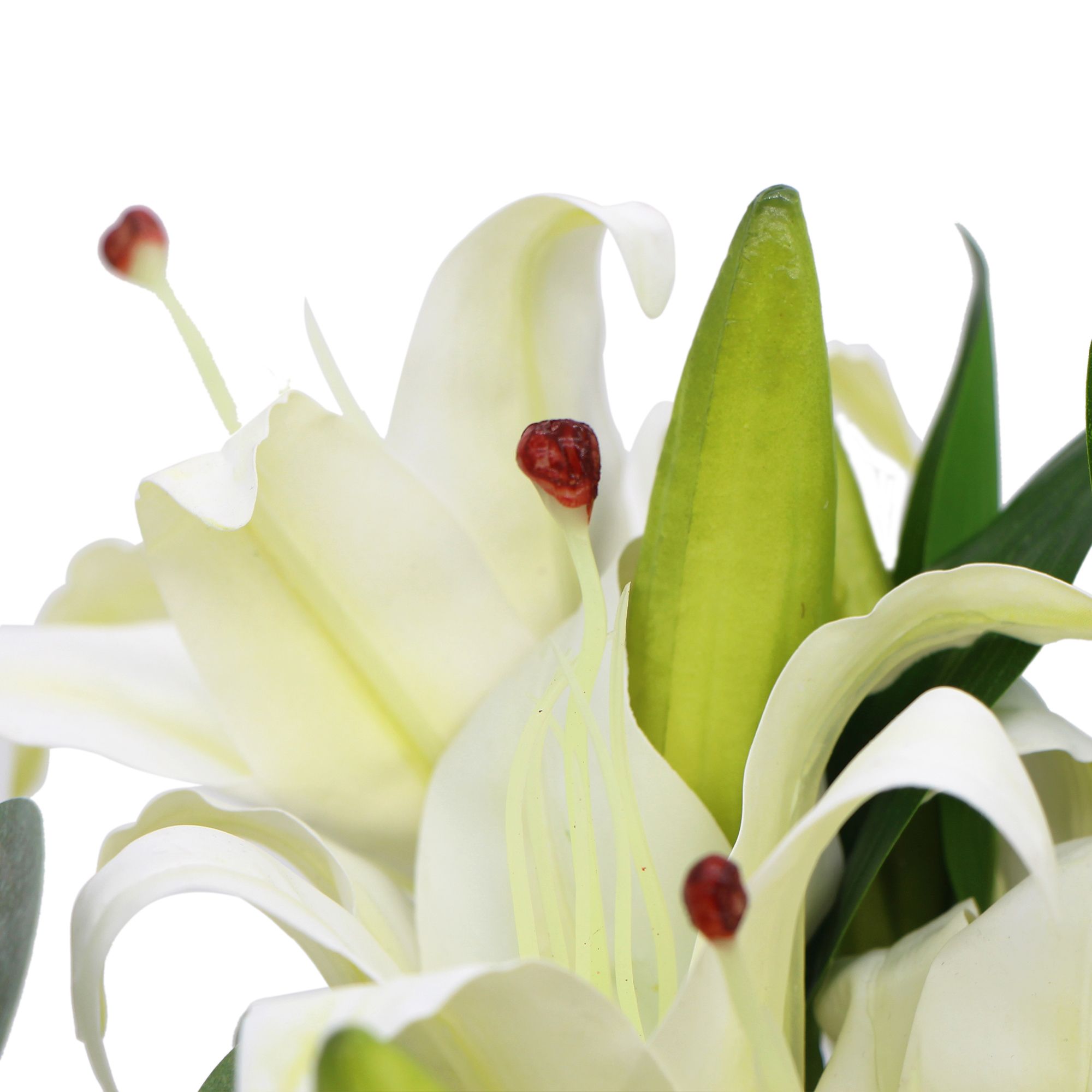 premium-faux-white-lily-in-glass-vase-tiger-lily-bouquet-with-eucalyptus