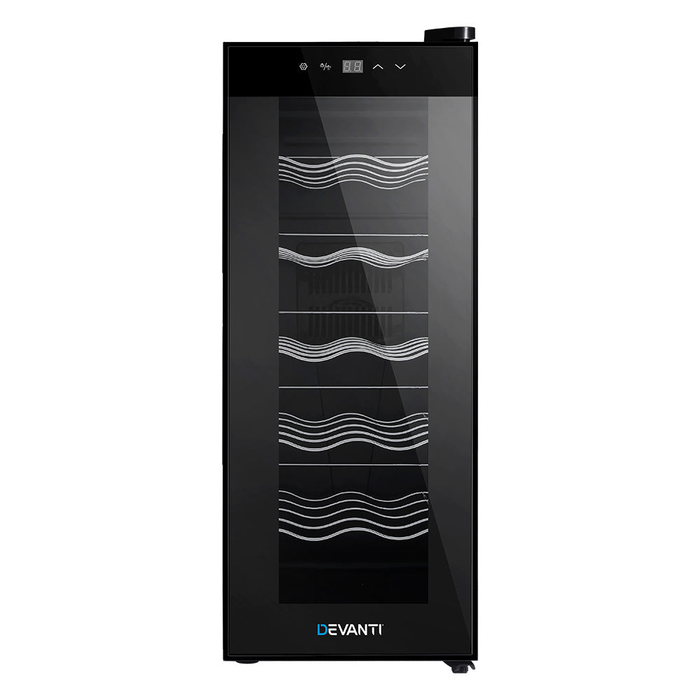 devanti-wine-cooler-12-bottle-thermoelectric-fridge-storage-chiller