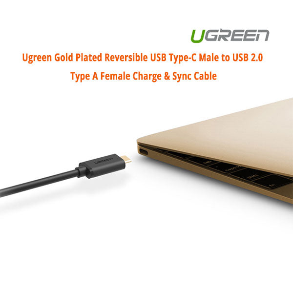 ugreen-usb-type-c-male-to-usb-2-0-type-a-female-charge-sync-cable-30175