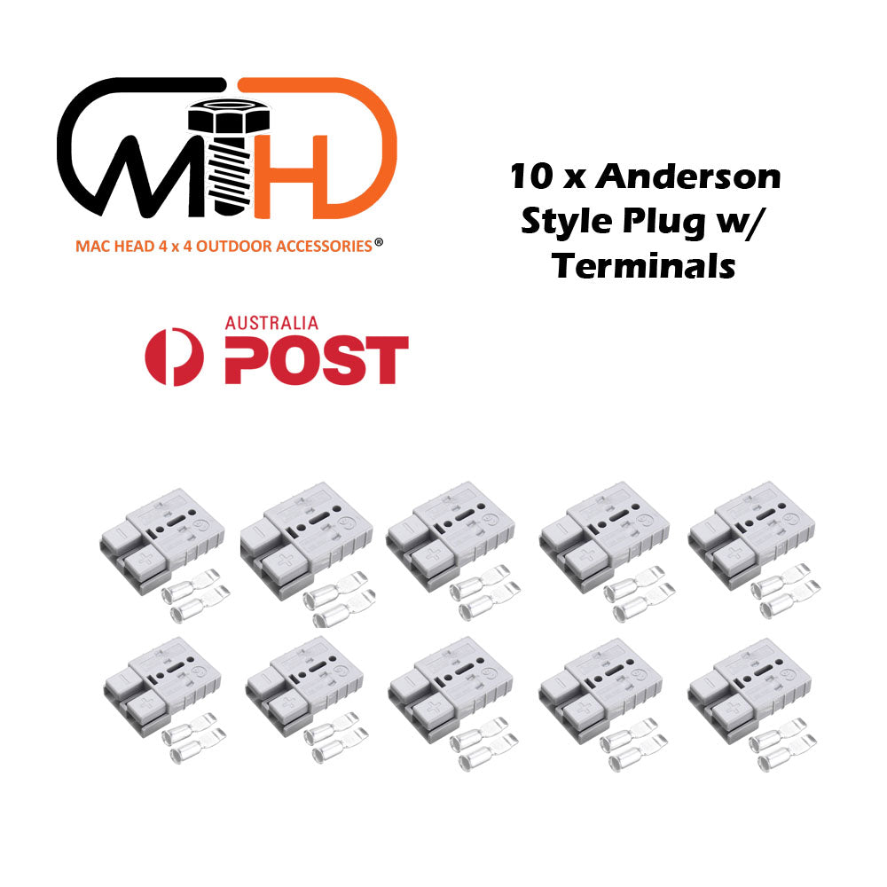10x-anderson-style-plug-connector-50amp-caravan-trailer-solar-6awg-grey