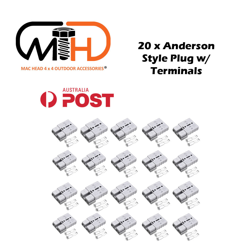 20x-anderson-style-plug-connector-50amp-caravan-trailer-solar-6awg-grey