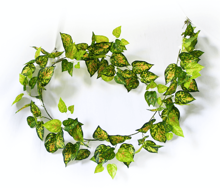 mixed-yellow-and-red-pothos-garland-190cm